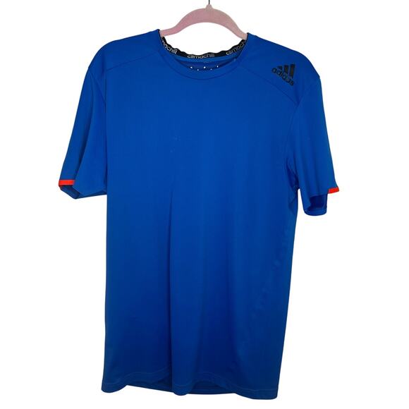 Adidas Climachill Athletic Shirt Men's Size Medium Royal Blue Workout Active - Picture 1 of 7